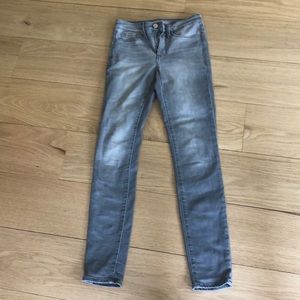 Size 2 light wash / grey jeans